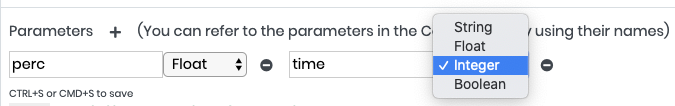Patterns Parameters